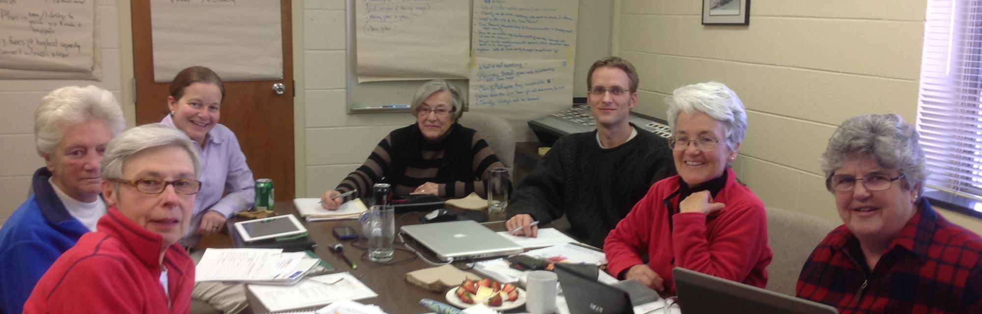 Stuart Center staff during planning session